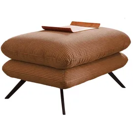 KAWOLA Hocker CHARME Cord 120 x 45 x 70 cm Braun