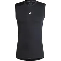 adidas TECHFIT Compression Training Sleeveless T-Shirt Black XLT