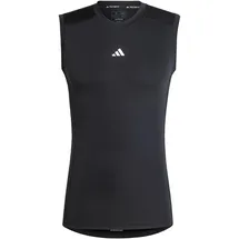 adidas TECHFIT Compression Training Sleeveless T-Shirt Black XLT