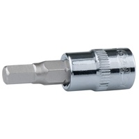 KS Tools 1/4" CHROME Bit-Stecknuss Innensechskant, 10mm