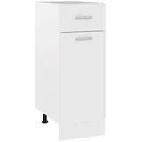 vidaXL Unterschrank Schubunterschrank 30 x 46 x 81,5 cm Weiß