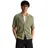 Marc O'Polo DENIM, Herren, Gr. XL, grün (chalky sage), Single Jersey, Obermaterial: 100% Baumwolle, regular fit normal, Rippbündchen, Strickjacken Strickjacke, Kurzarm-Strickjacke im Polostil regular mit Lochstruktur