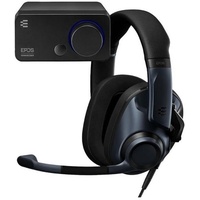 EPOS H6Pro Closed + GSX 300 Bundle - Für PC, Mac,Gaming Dac/Externe USB-Soundkarte mit 7.1 Surround Sound, hochauflösende Audio EQ Voreinstellungen für Gaming,Gaming Soundkarte, schwarz