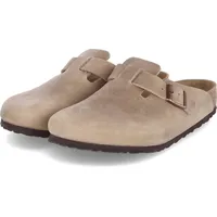 Birkenstock Boston Leder Tabacco Braun Normales Fußbett - Pantoffel - 960811 - Braun - 49