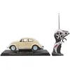 Jamara - Fahrzeug, VW Käfer 1:18 RC Die Cast creme weiß 40MHz