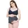 Ulla Popken Damen große Größen Übergrößen Plus Size Badeslip, Ringel, breiter Stretch-Einsatz Marine 54+ 839830130-54+ - 54-56
