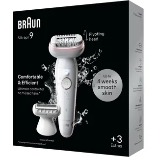 Braun Silk-épil 9 9-030 SensoSmart weiß/rosa