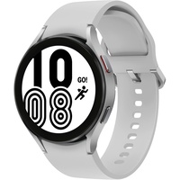 Samsung Galaxy Watch4, Runde LTE Smartwatch, Wear OS, Fitnessuhr, Fitness-Tracker, 44 mm, Silver inkl. 36 Monate Herstellergarantie [Exkl. bei Amazon]