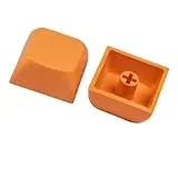 20 Stück bunte ABS-Tastenkappen, Ersatz für mechanische Tastaturen, blanko, universelle Passform, 140 Tasten, mechanische Tastatur, dekorative Schlüssel für individuelle DIY-Tastatur (orange)