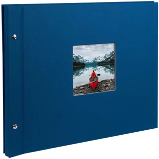 Goldbuch Schraubalbum Bella Vista 39x31 40 weiße Seiten Blau