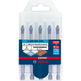 Bosch HEX-9 HardCeramic Fliesenbohrer-Set 6 mm 5 Stück
