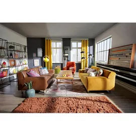 TOM TAILOR Teppich Colors I«, rechteckig, reine Wolle, robust und strapazierfähig, mit Fransen, Boho-Style, rot