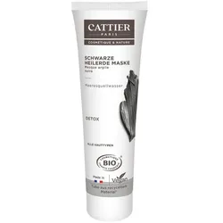 Schwarze Heilerde Maske