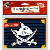 Coppenrath Verlag Einladungskarten - Capt'n Sharky - Einladung