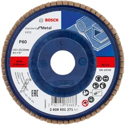 Bosch Fächerschleifscheibe X431 Standard for Metal, gerade - 2608601271