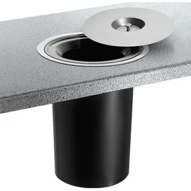 Wesco Arbeitsplatten-Abfall-System Ergo-Master - Edelstahl, 13 Liter