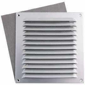 Upmann Wetterschutzgitter 200x200 Alu elox. mit Fliegenschutz