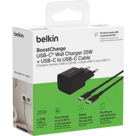 Belkin BOOST CHARGE USB-C-Ladegerät (25 W) und USB-C-/USB-C-Kabel