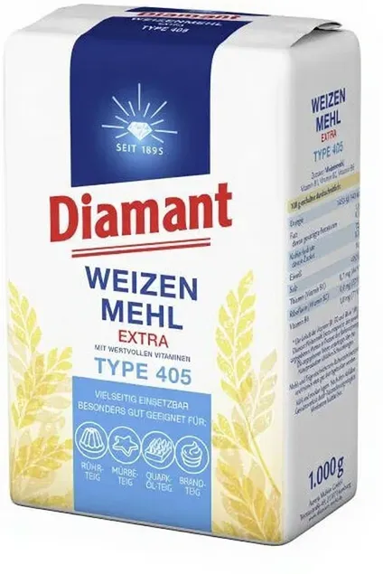 Diamant Weizenmehl Extra Type 405 1 kg