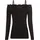 LAURA SCOTT Spitzenshirt in schwarz | Gr.: 44