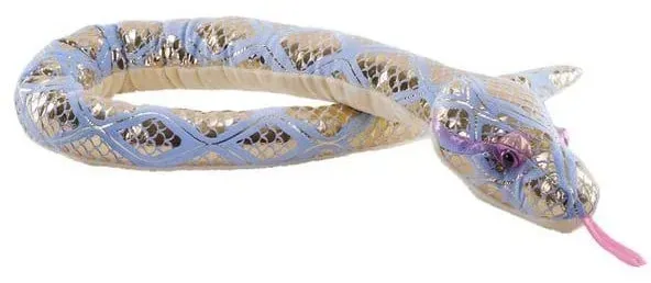 Plush Toy Snakes 137 cm Foil Diamond Blue