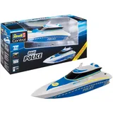 REVELL RC-Boot Polizei Boot CH RTR blau/weiß