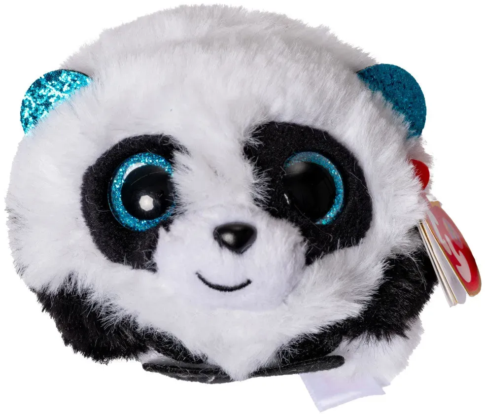 Ty New Panda Puffies Kuscheltier - Extra Soft, Flauschig, Glücksbringer - Bamboo Modell