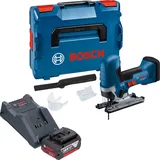 Bosch Professional, Stichsäge, Bosch GST 18V-125 S Professional Akku Stichsäge 18 V 125 mm Brushless + 1x Akku 4,0 Ah + Ladegerät