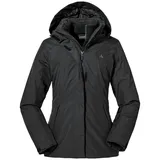 Damen Partinello 3in1 Jacke (Größe XXL, schwarz)