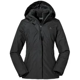 Schöffel Damen Partinello 3in1 Jacke (Größe XXL, schwarz)