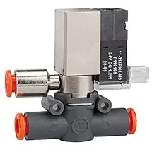 Riegler 3/2-Wege-Magnetventil geführte Entlüftung, NC, Schl.6