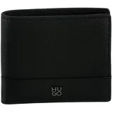 Hugo Quantic Geldbörse Herren Leder schwarz