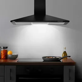 Ciarra Wandhaube 90 cm Schwarz