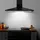 Ciarra Wandhaube 90 cm Schwarz