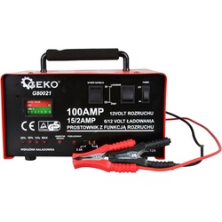GEKO, Batterieladegerät, Autobatterie-Ladegerät mit Start 6/12V, 100A