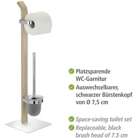 Wenko WC-Garnitur Samona Nature Braun