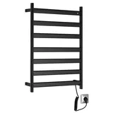 Sapho ELIAS Handtuchtrockner elektrisch Schwarz 490x730x110 mm