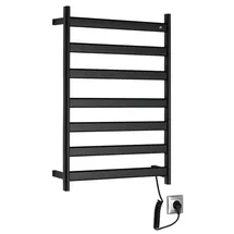 Sapho ELIAS Handtuchtrockner elektrisch Schwarz 490x730x110 mm