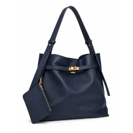 COLLEZIONE ALESSANDRO Roma Schultertasche Leder Blue
