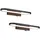 Trio Spiegelleuchte 40 W Warmweiß Schwarz 40 cm