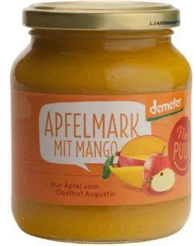 Apfelmark ungesüßt mit Mango