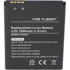 AccuCell Akku passend für Alcatel One Touch Pixi 4 (5), Li-Ion, 3,8V, 1950mAh, 7,4Wh