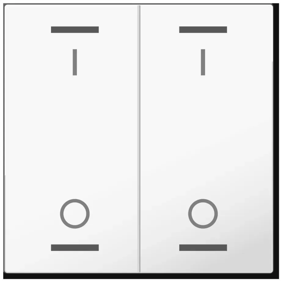 MDT technologies MDT Wippe KNXTasterLight55 BE-TAL55W202.B1