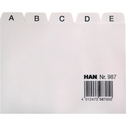 Han, Kartenaufbewahrung, Register (A7)