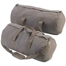Xcase 2er-Set XL-Canvas-Reisetaschen mit gepolstertem Schultergurt, 70 Liter