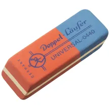 Läufer Radiergummi Universal-0440, für Blei-, Buntstifte und Tinte, aus Kautschuk,