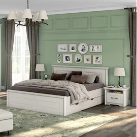 OTTO home Evergreen 160 x 200 cm Weiß