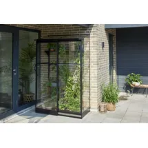 Juliana Halls Gewächshaus Qube Lean-to 24 Schwarz 0,8 m2