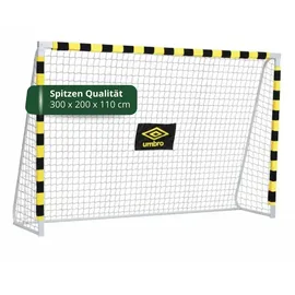 Umbro Fußballtor Schwarz/Gelb 300 x 200 x 110 cm