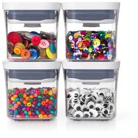 Oxo Mini-Pop-Behälter transparent 0,2 l 4-teiliges Set